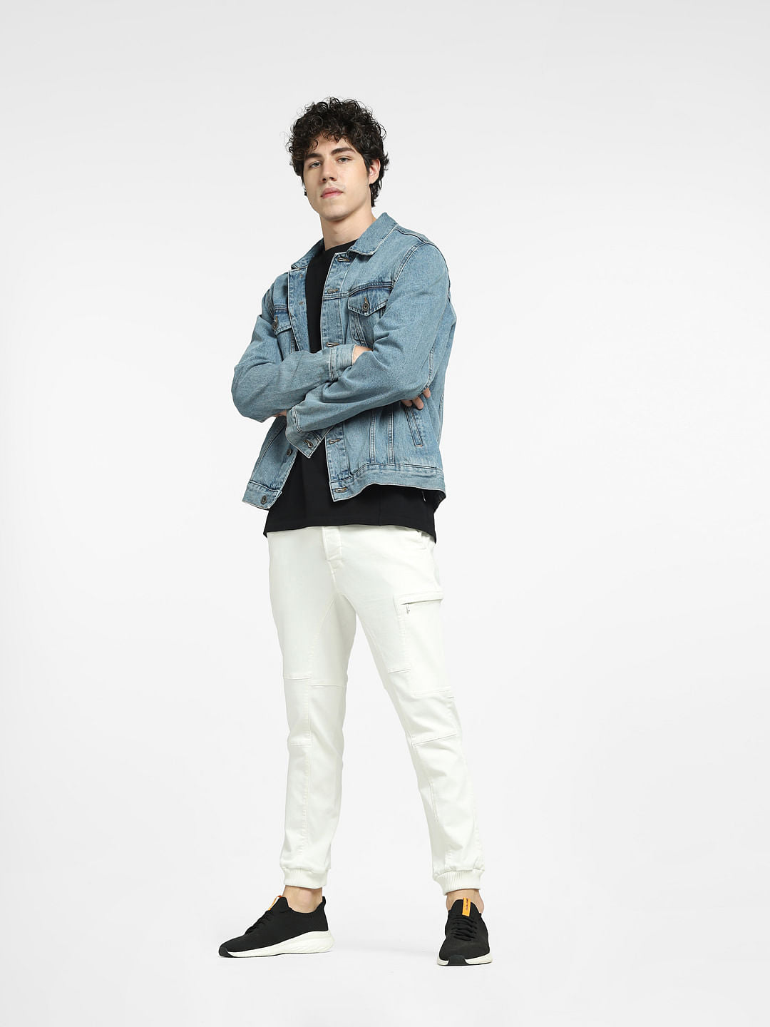White Low Rise Paul Anti-Fit Jeans