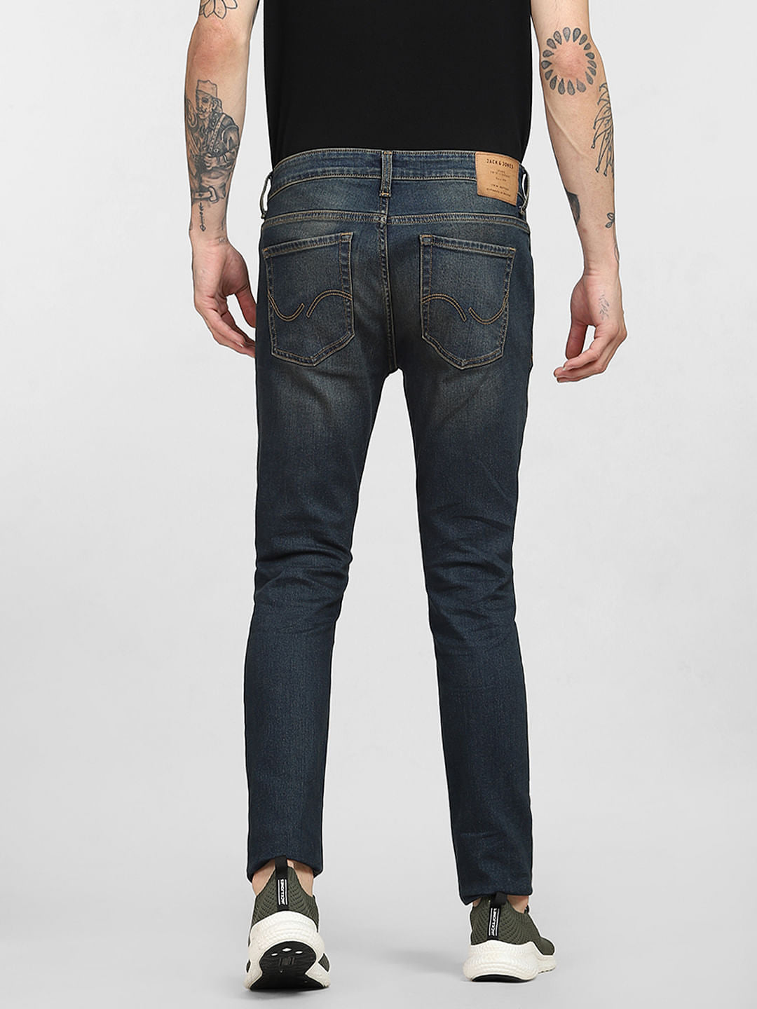 Blue Low Rise Washed Liam Skinny Jeans