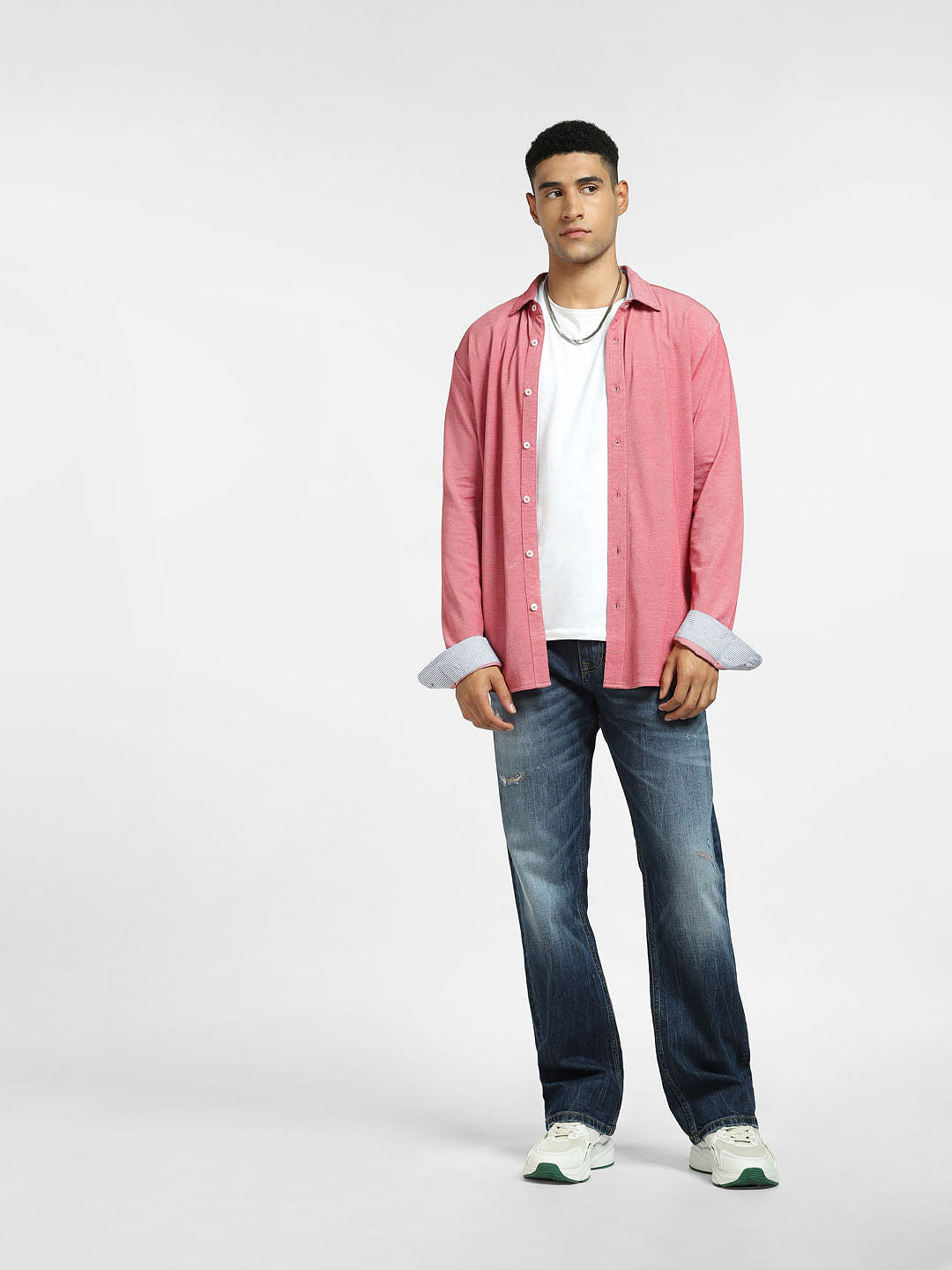 Dark Blue High Rise Bootcut Jeans