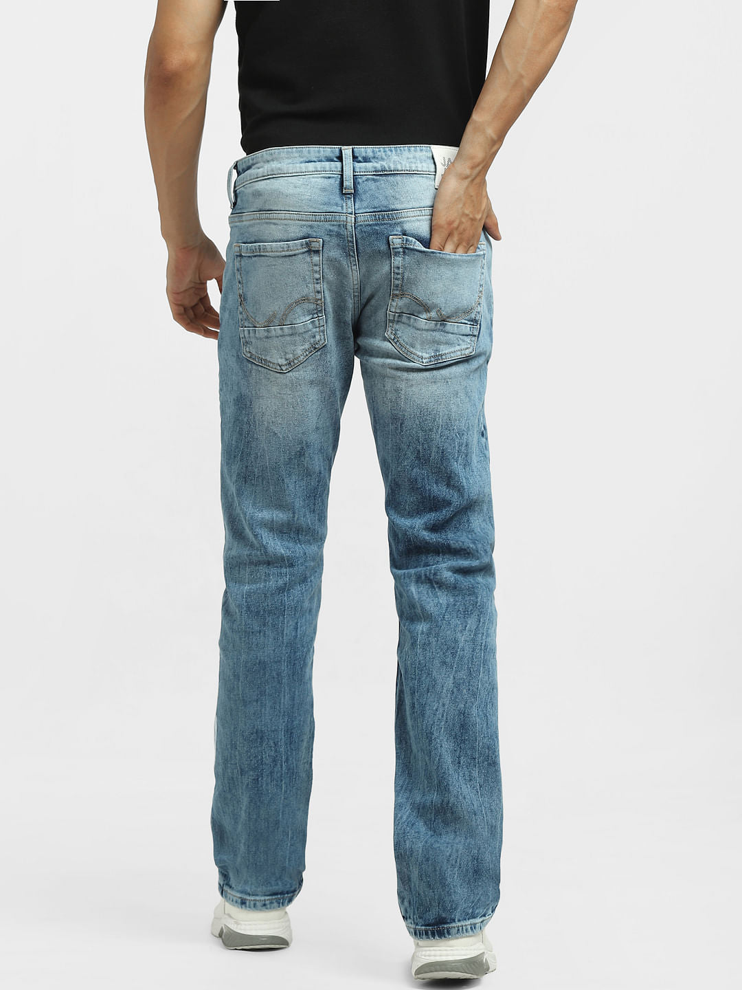 Light Blue Distressed Clark Regular Jeans