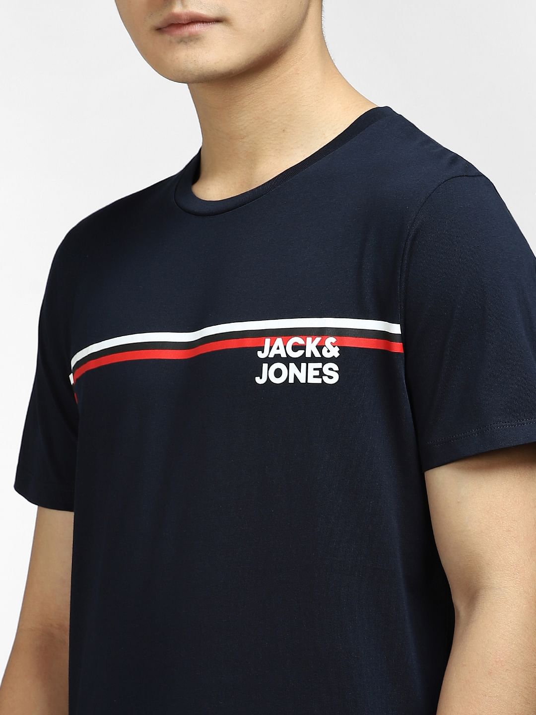 Navy Blue Crew Neck T-shirt