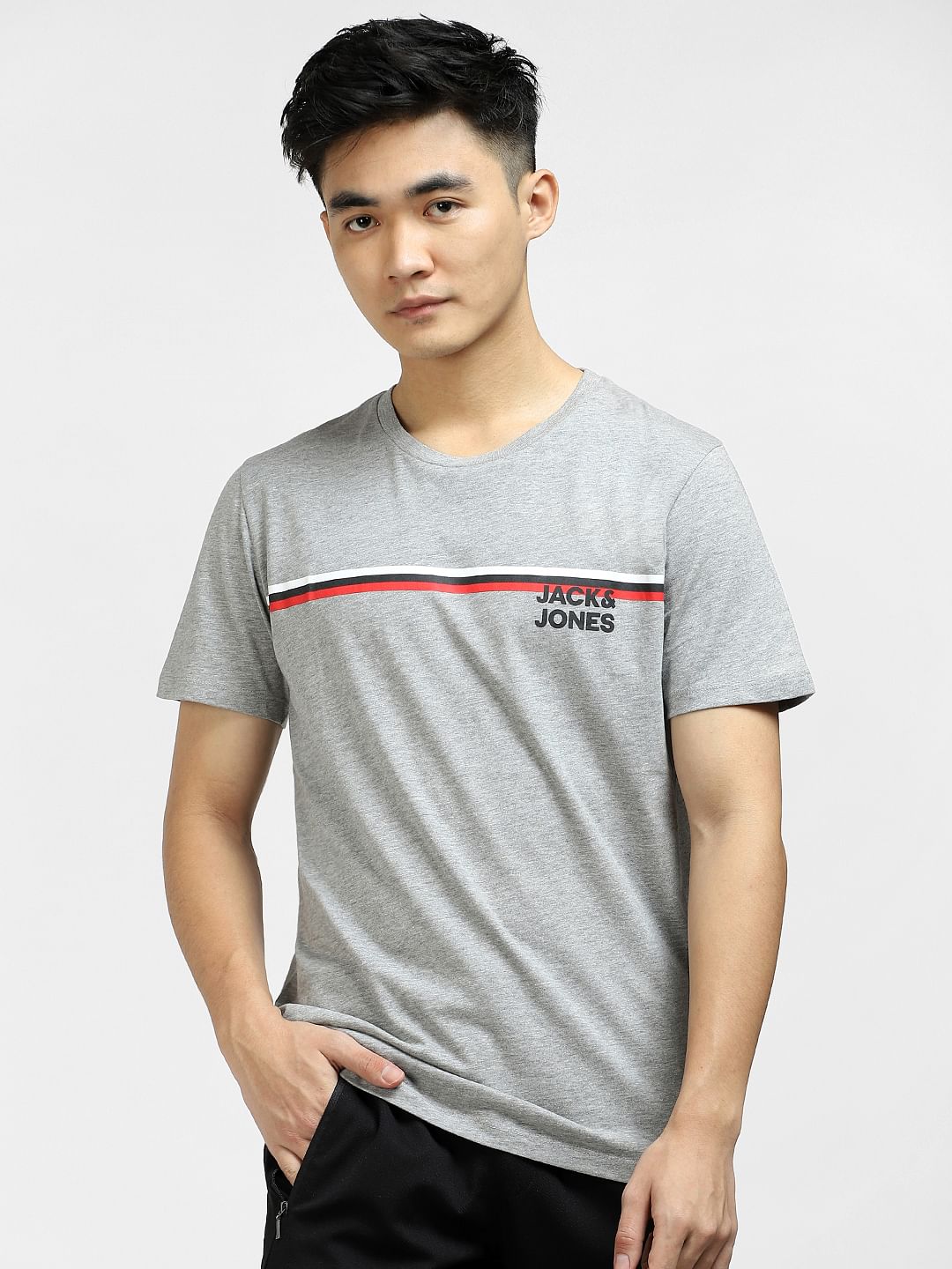 Grey Crew Neck T-shirt