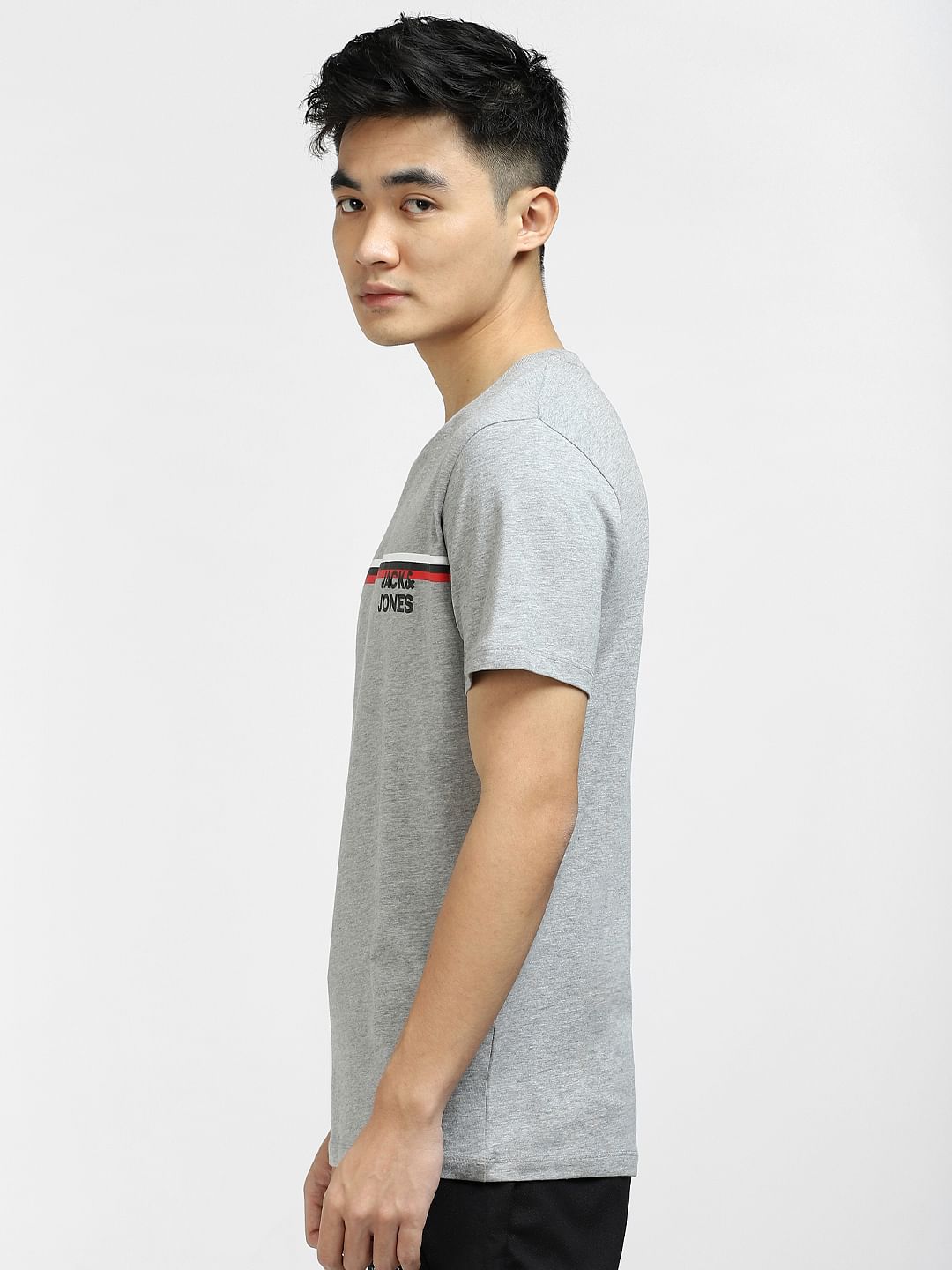Grey Crew Neck T-shirt