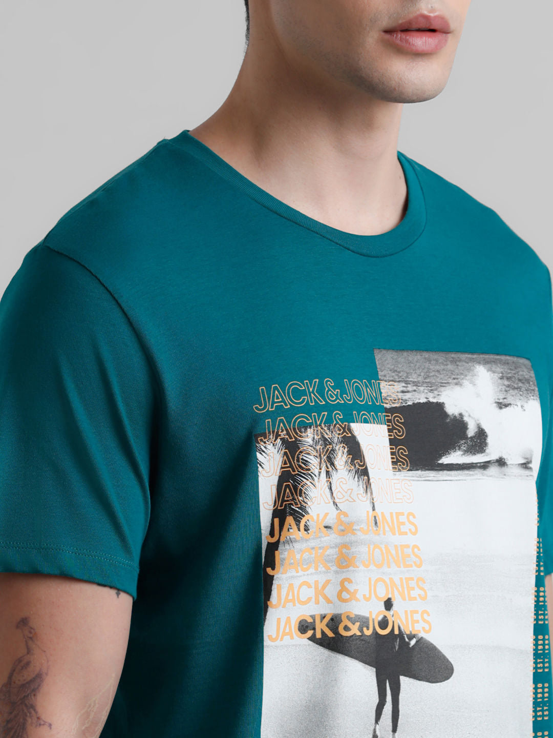 Green Graphic Print T-shirt