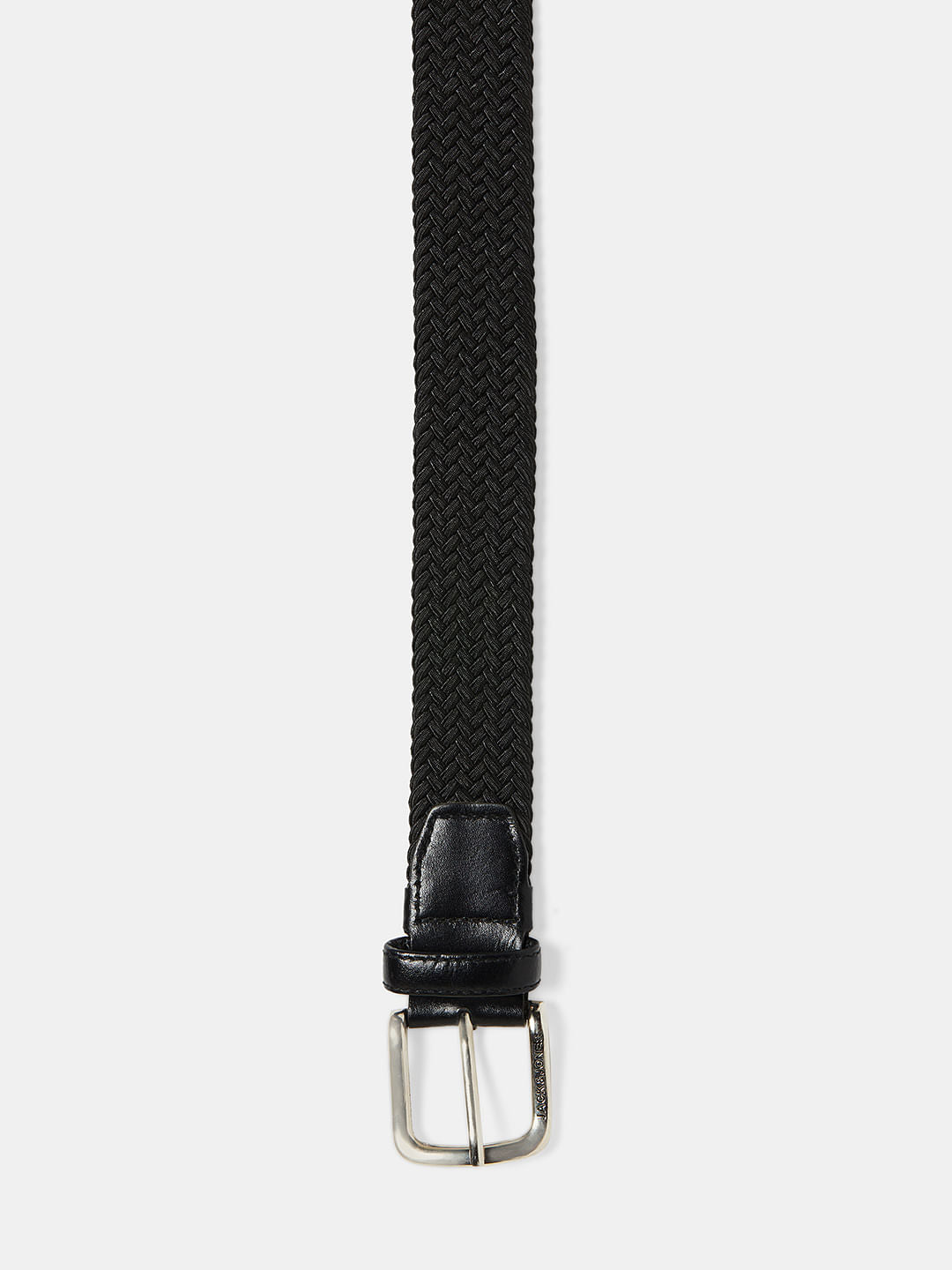 Boys Black Braided Belt