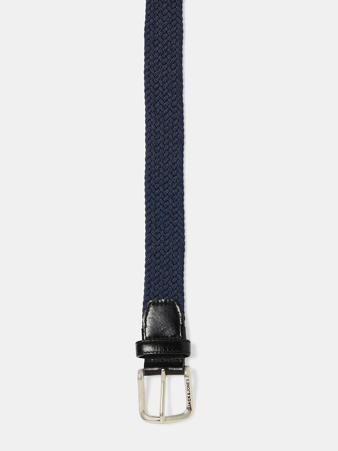 Boys Navy Blue Braided Belt