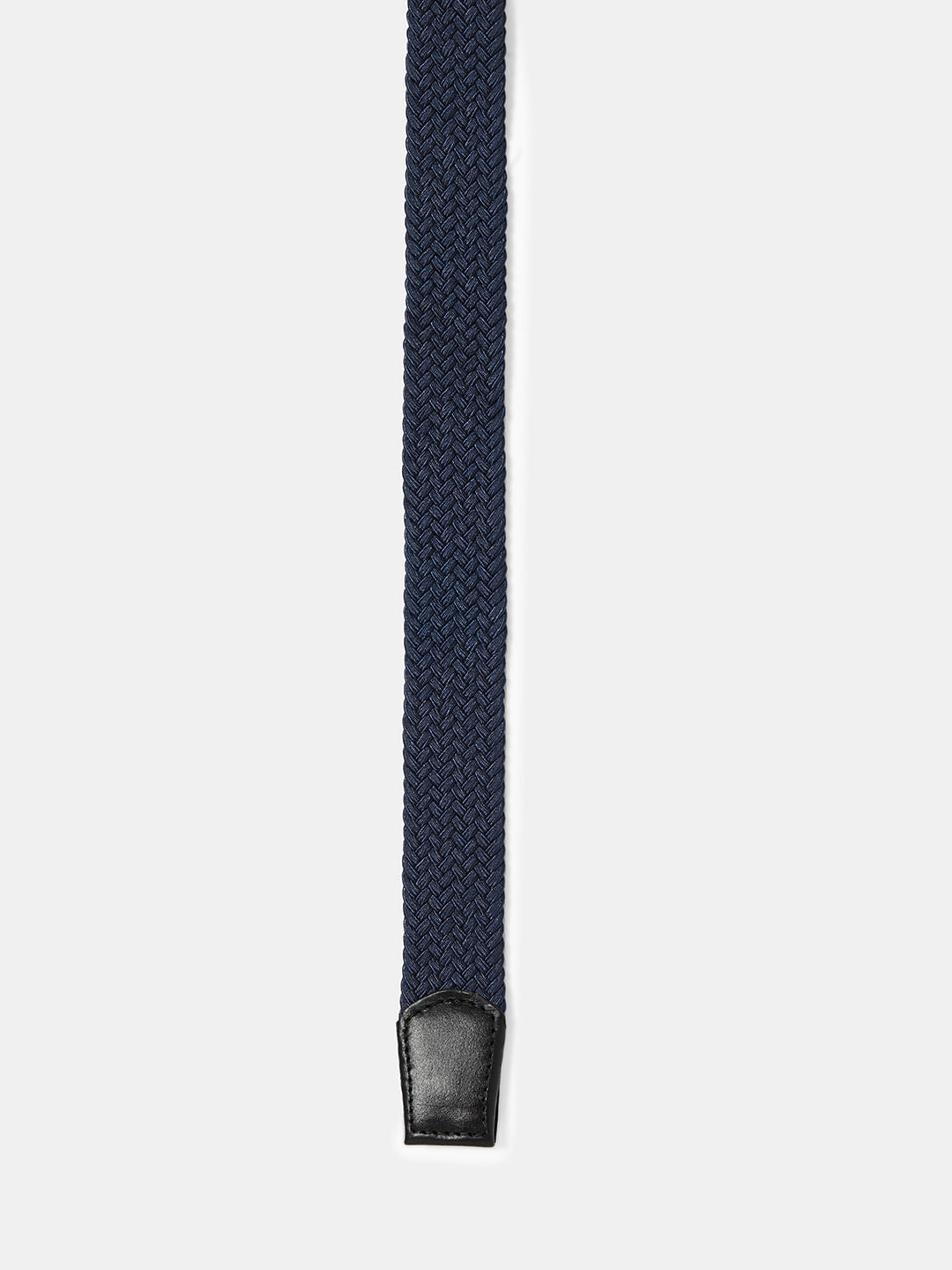 Boys Navy Blue Braided Belt