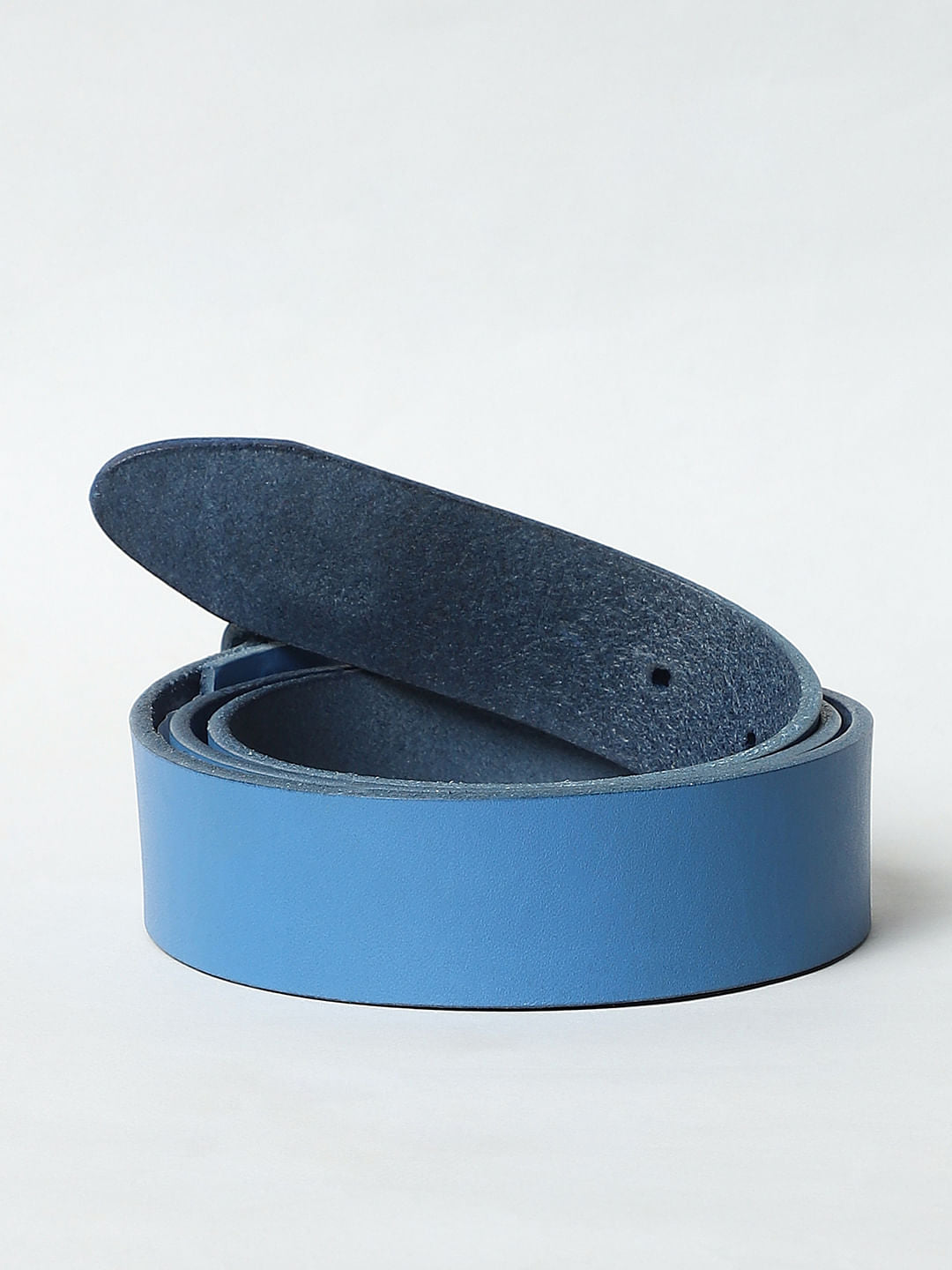 Blue Leather Belt