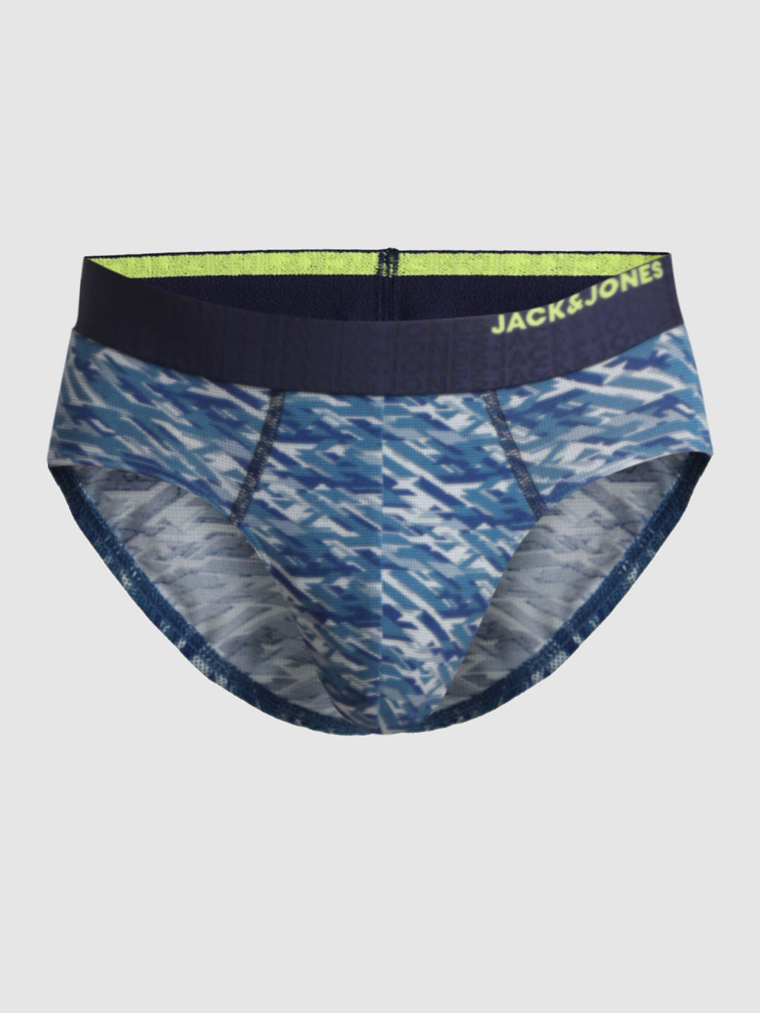 Navy Blue Camo Print Briefs