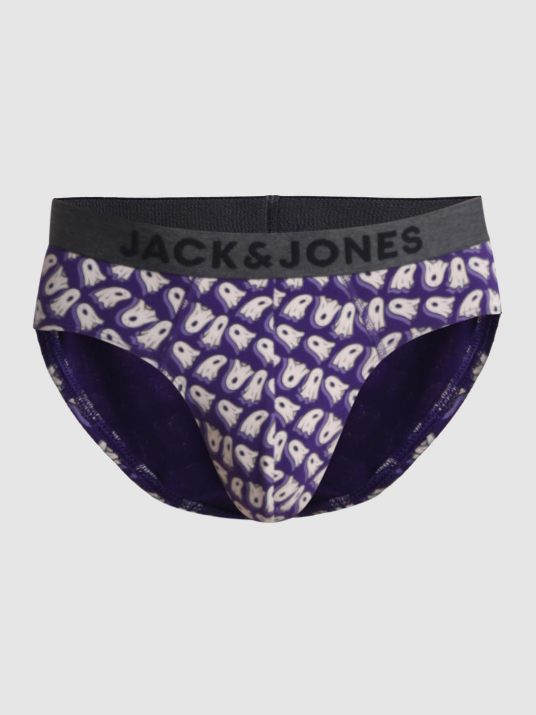 Purple Ghost Print Briefs