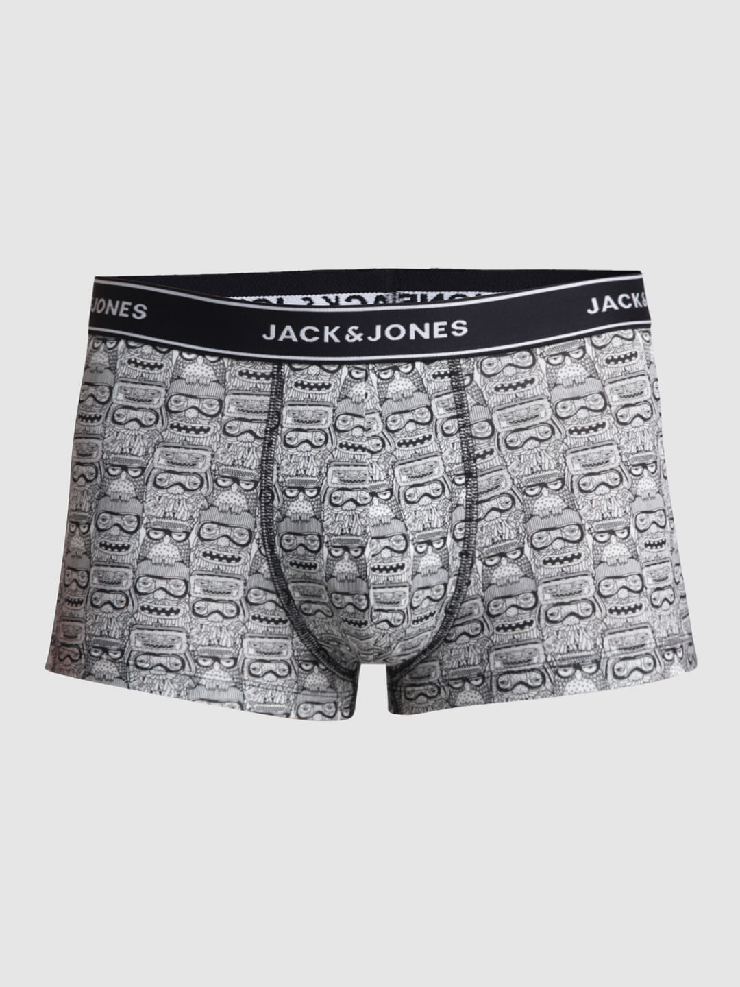 White All Over Print Trunks