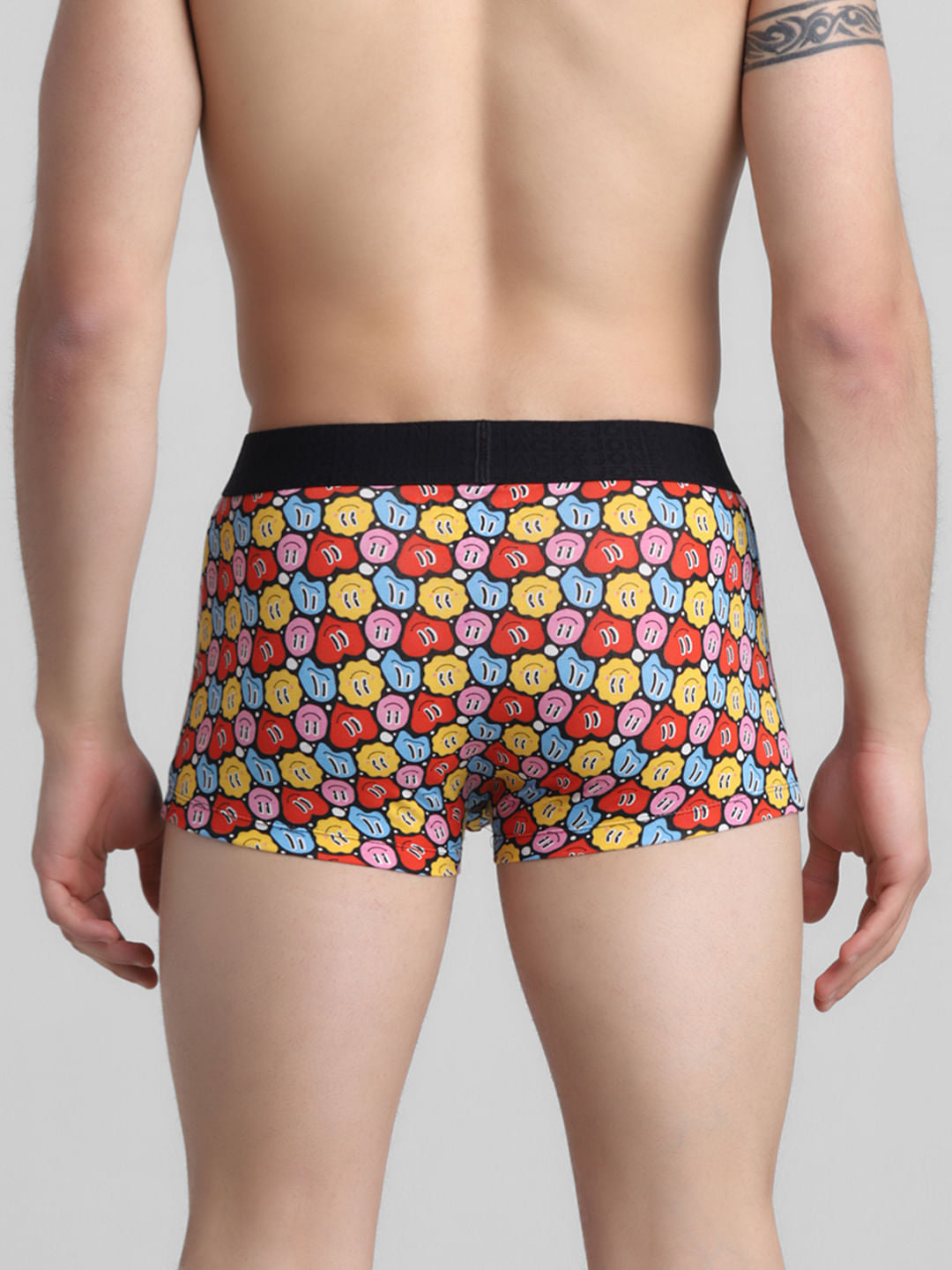 Multi-Colour Hearts Print Trunks