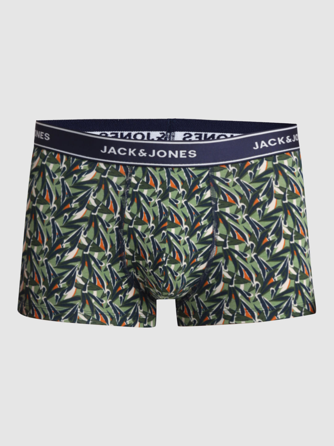 Green Leaf Print Trunks