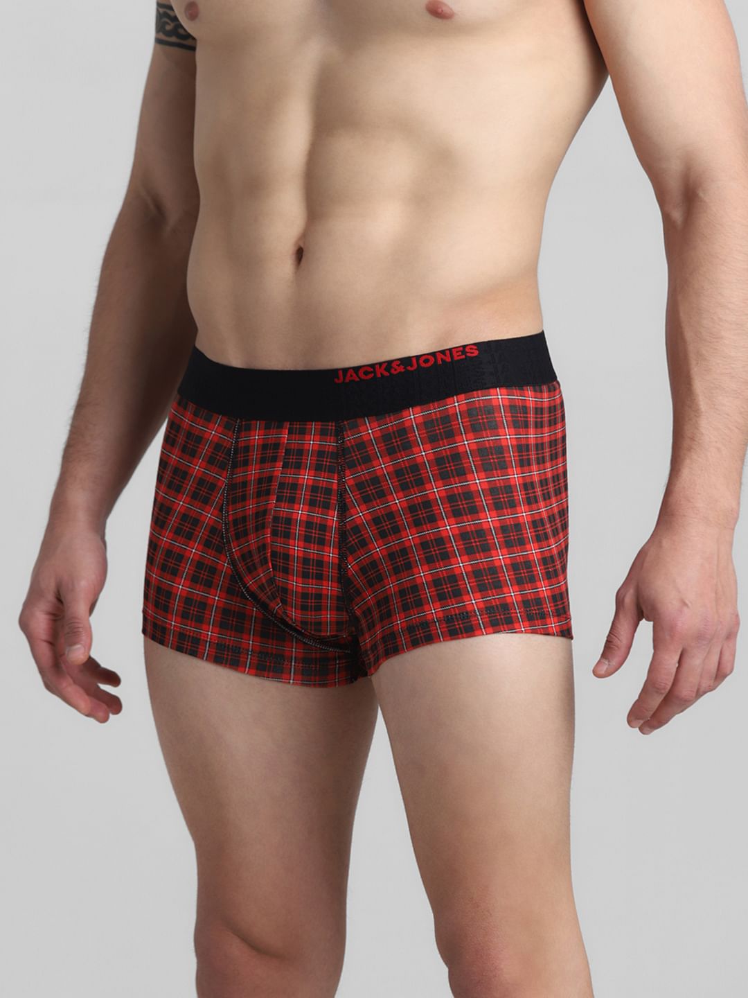 Black & Red Check Trunks