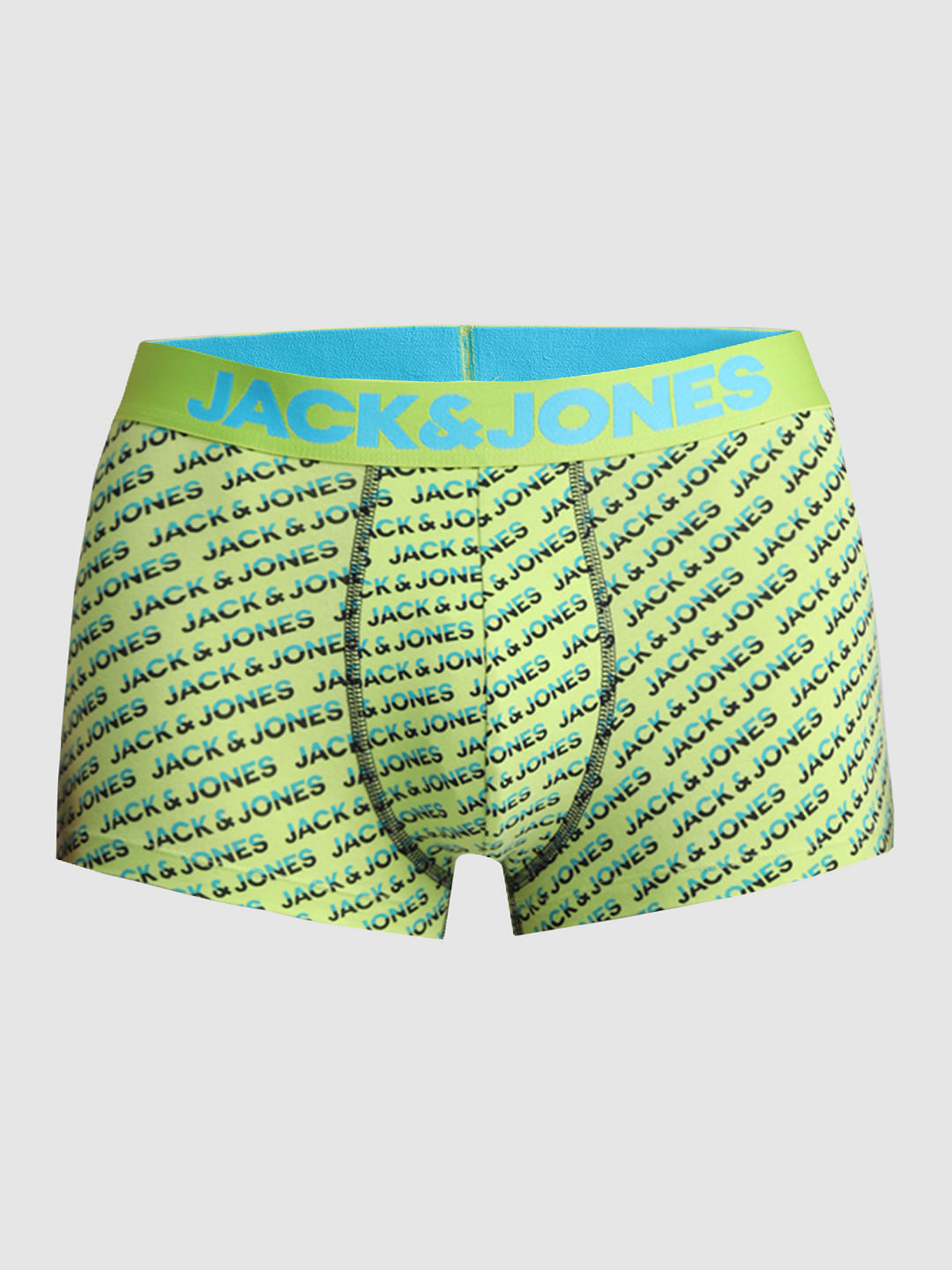 Green Logo Print Trunks