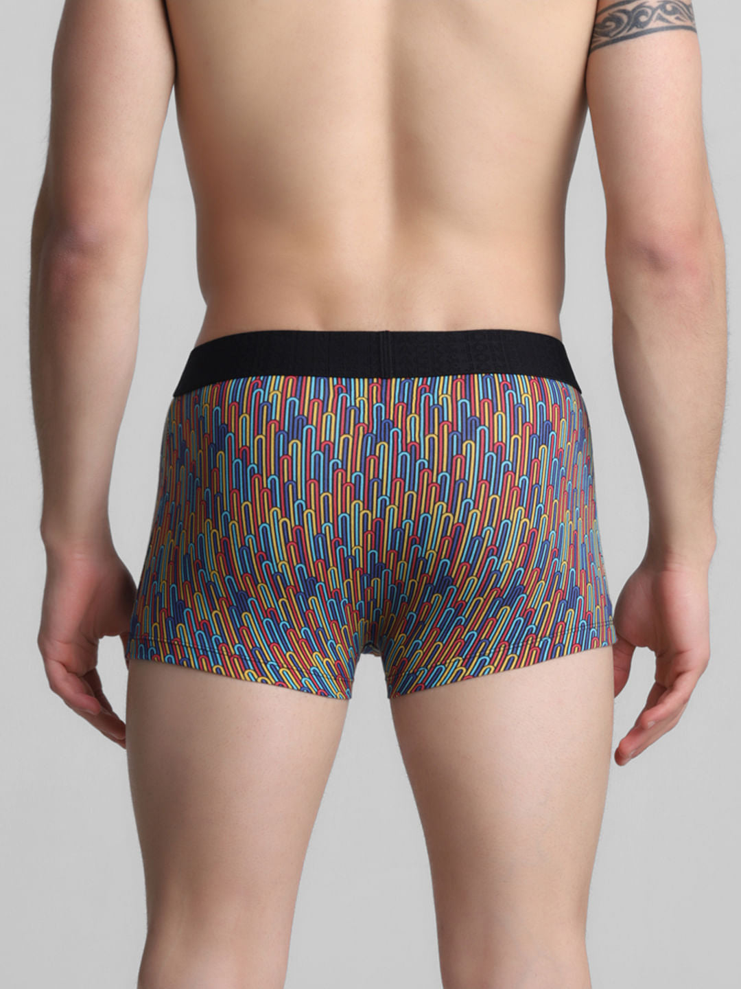 Multi-Colour Abstract Print Trunks
