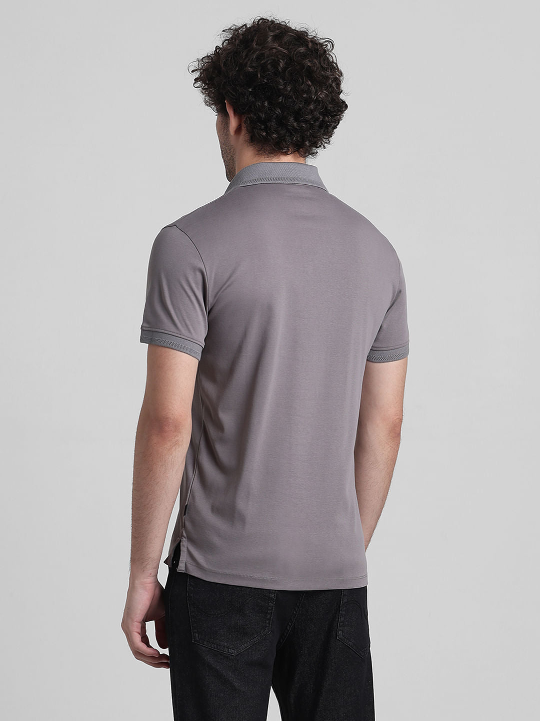 Dark Grey Polo T-shirt