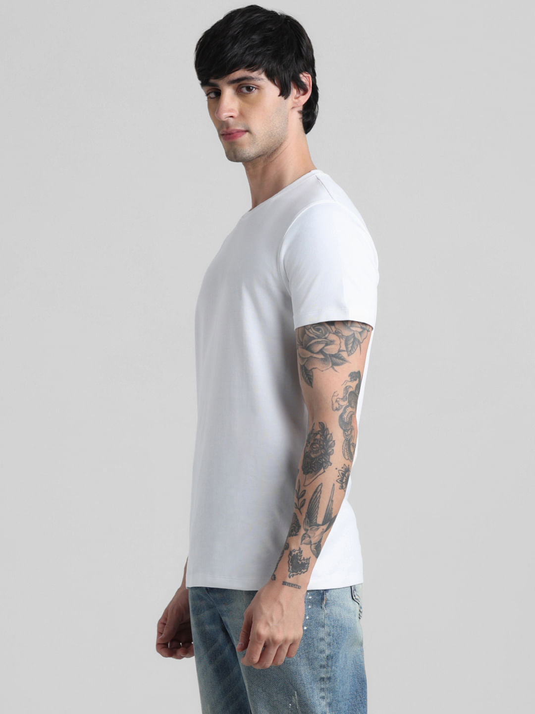 White Crew Neck T-shirt