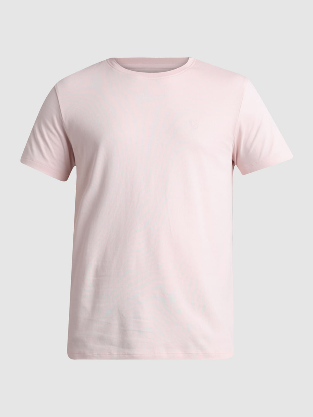 Light Pink Crew Neck T-shirt