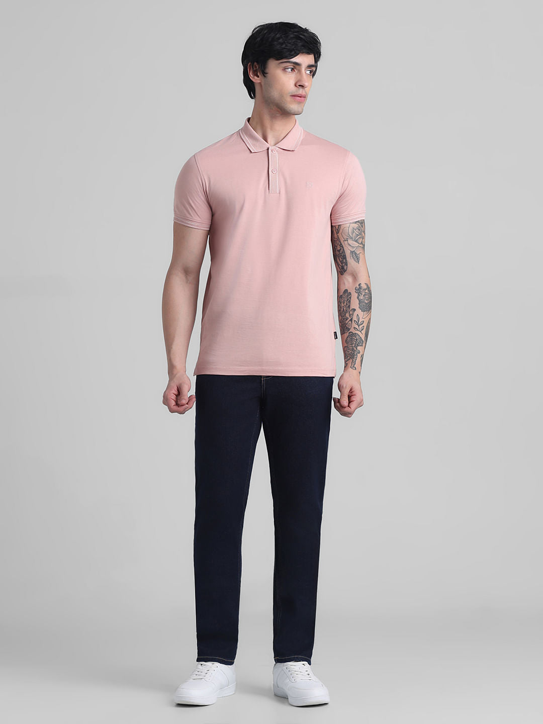 Pink Crew Neck T-shirt