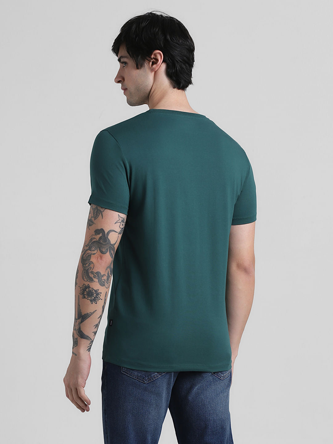 Green Graphic Print T-shirt