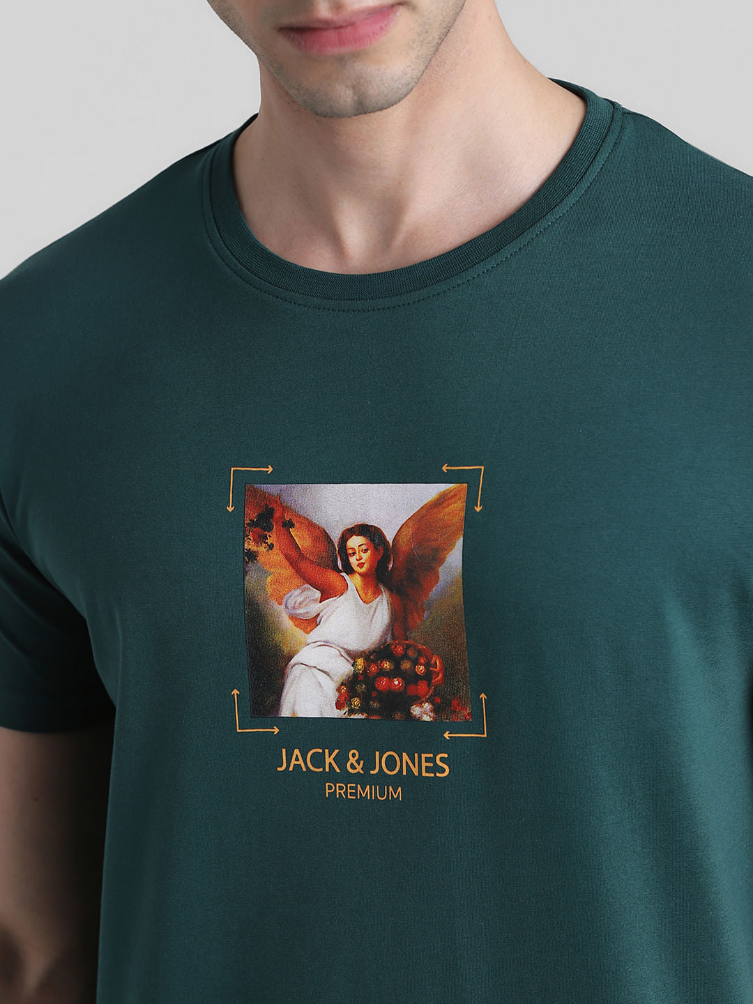 Green Graphic Print T-shirt