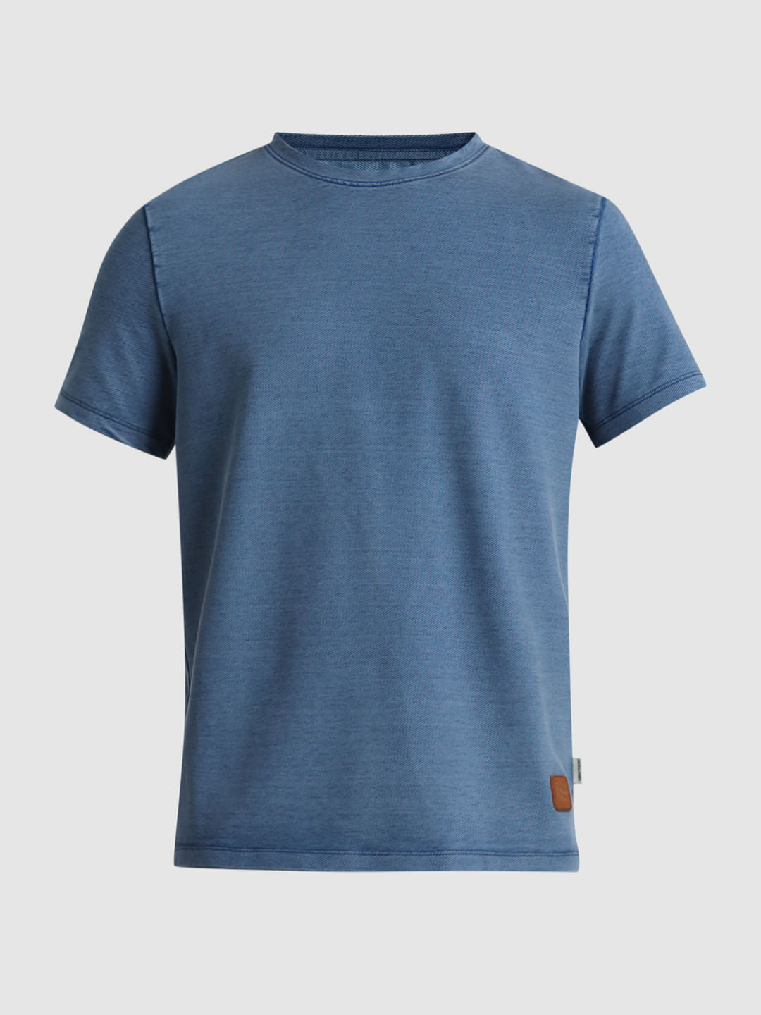 Blue Washed Knitted T-shirt