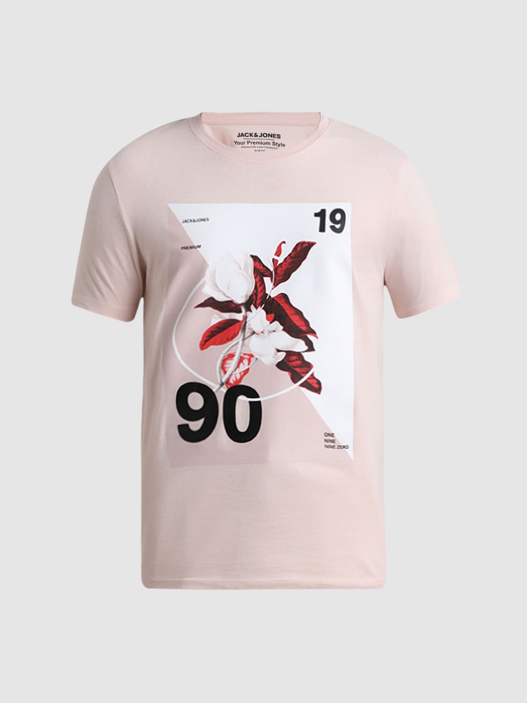 Pink Graphic Print T-shirt