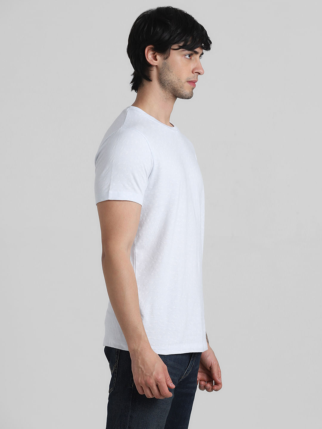Light Blue Jacqaurd T-shirt