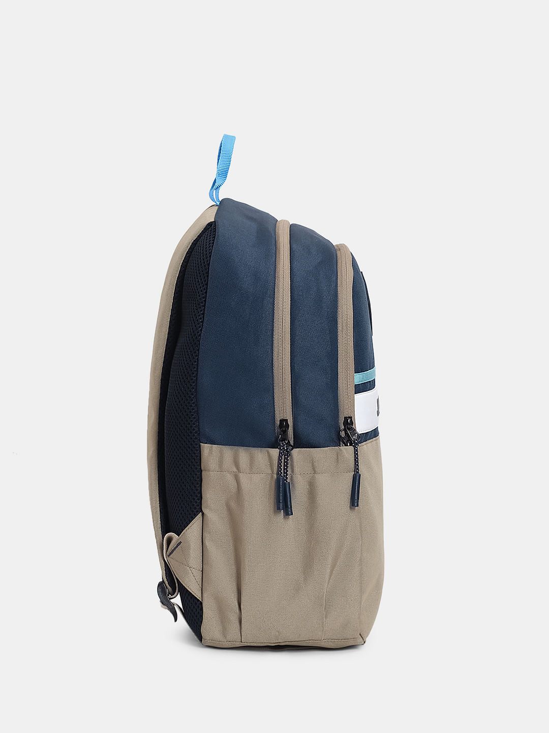 Grey Colourblocked Backpack