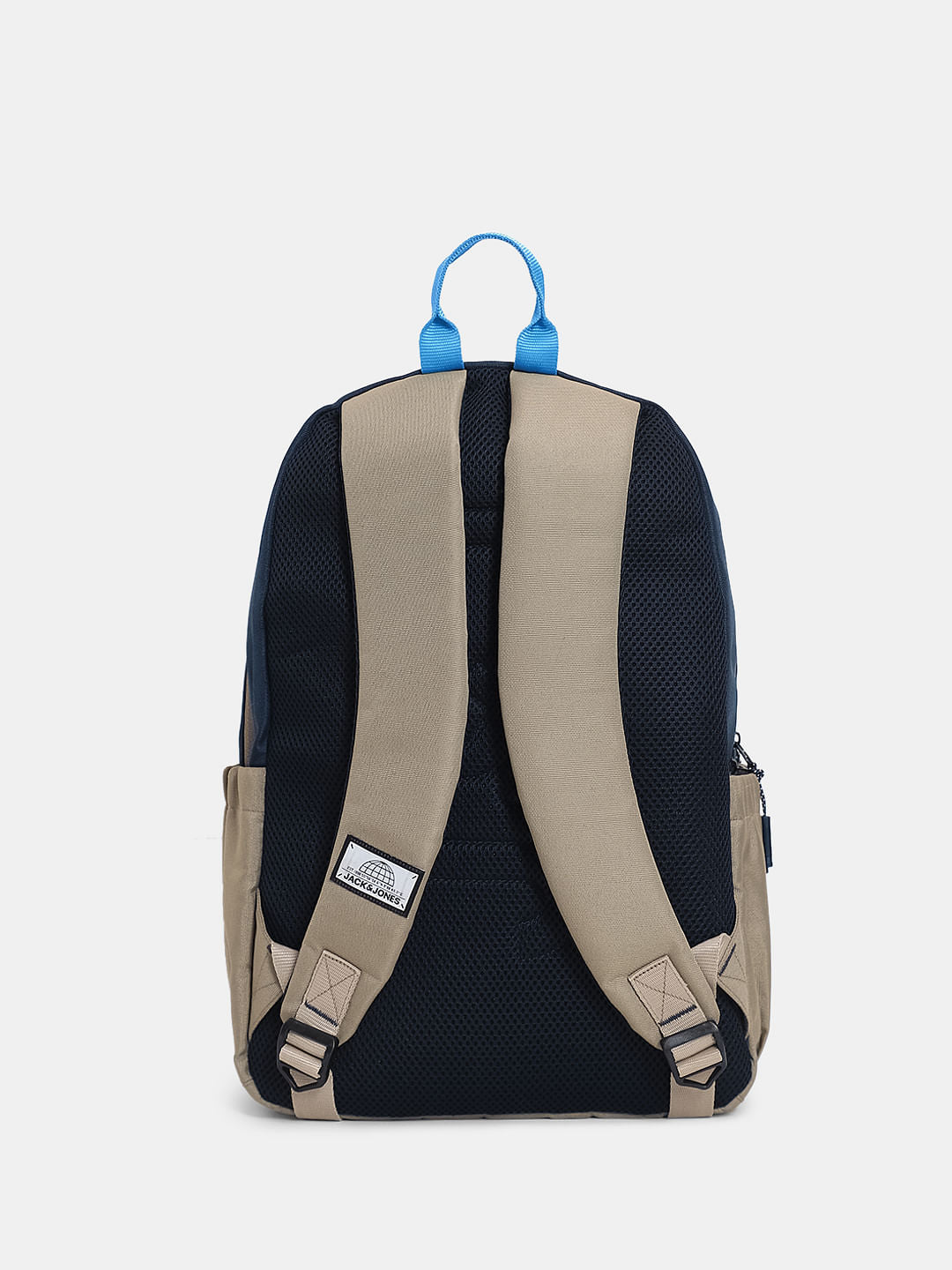 Grey Colourblocked Backpack