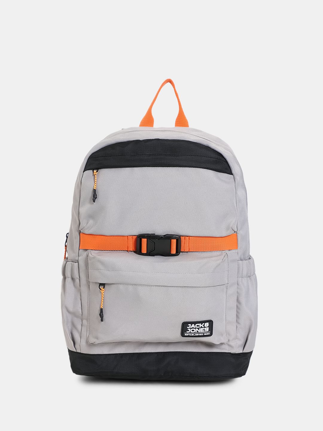 Grey & Orange Backpack