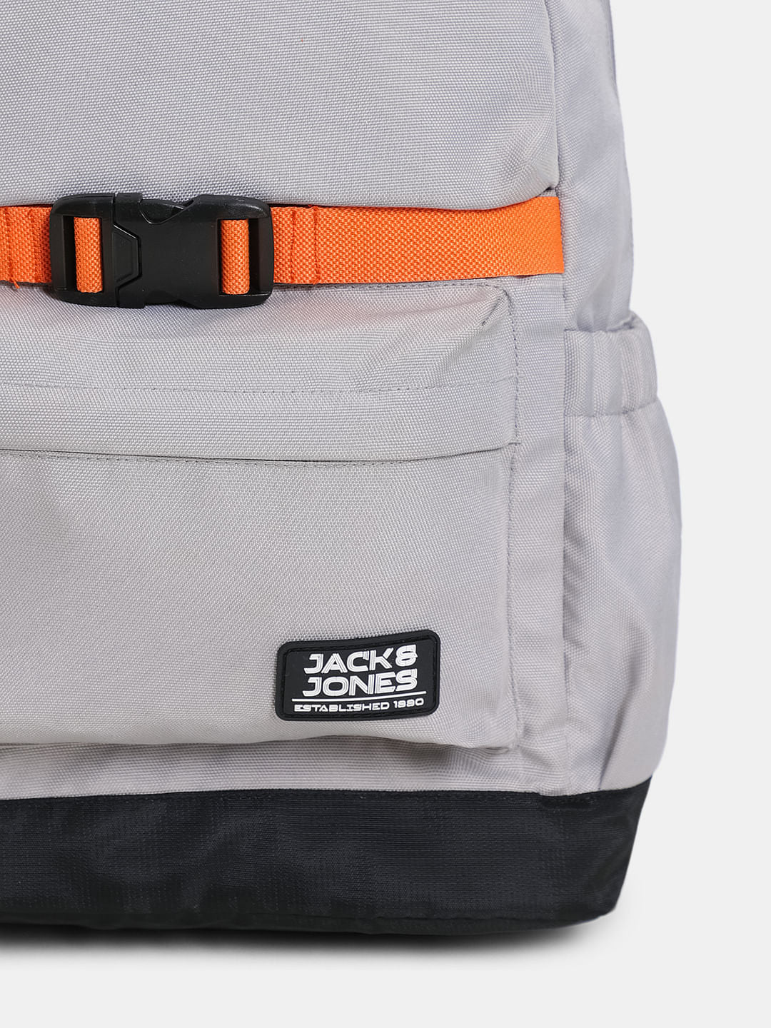 Grey & Orange Backpack