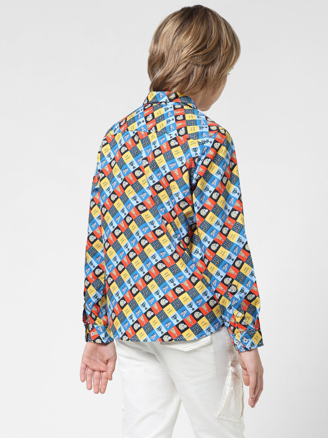 Boys Printed Full Sleeves Shirt