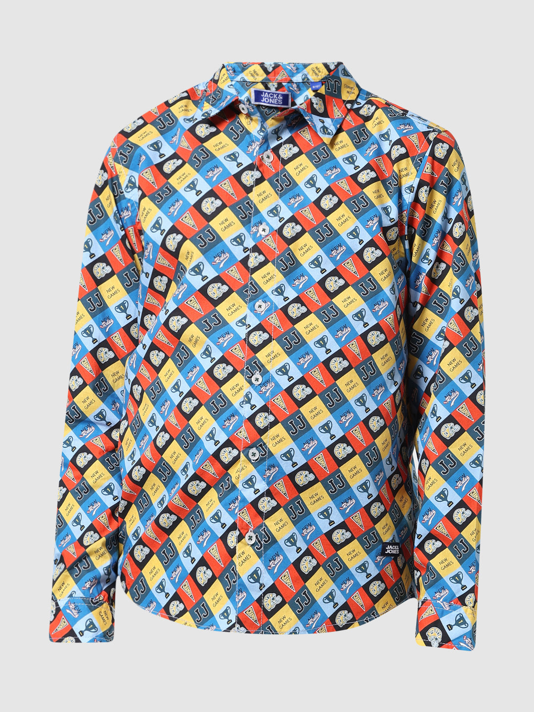 Boys Printed Full Sleeves Shirt