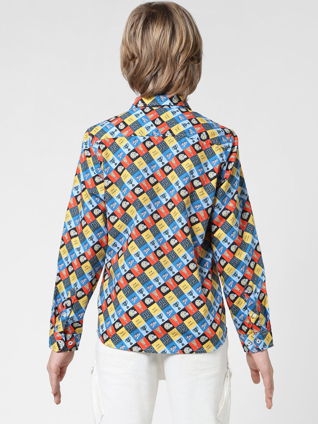 Boys Printed Full Sleeves Shirt