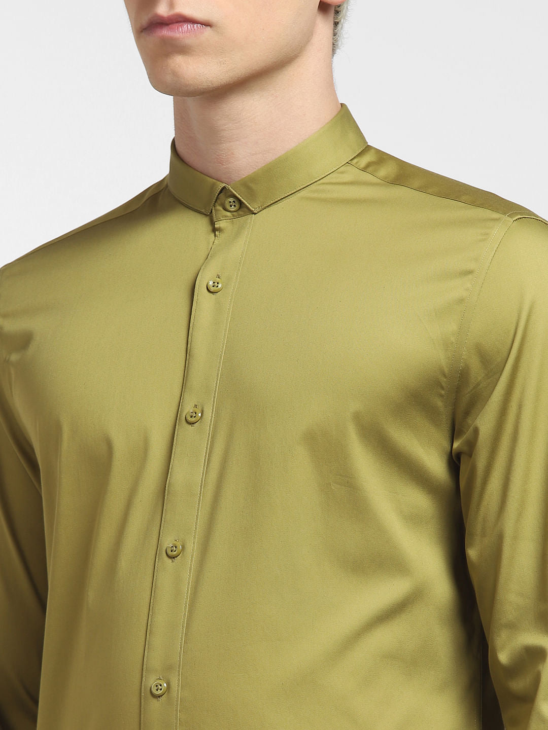 Green Full Sleeves Shirt