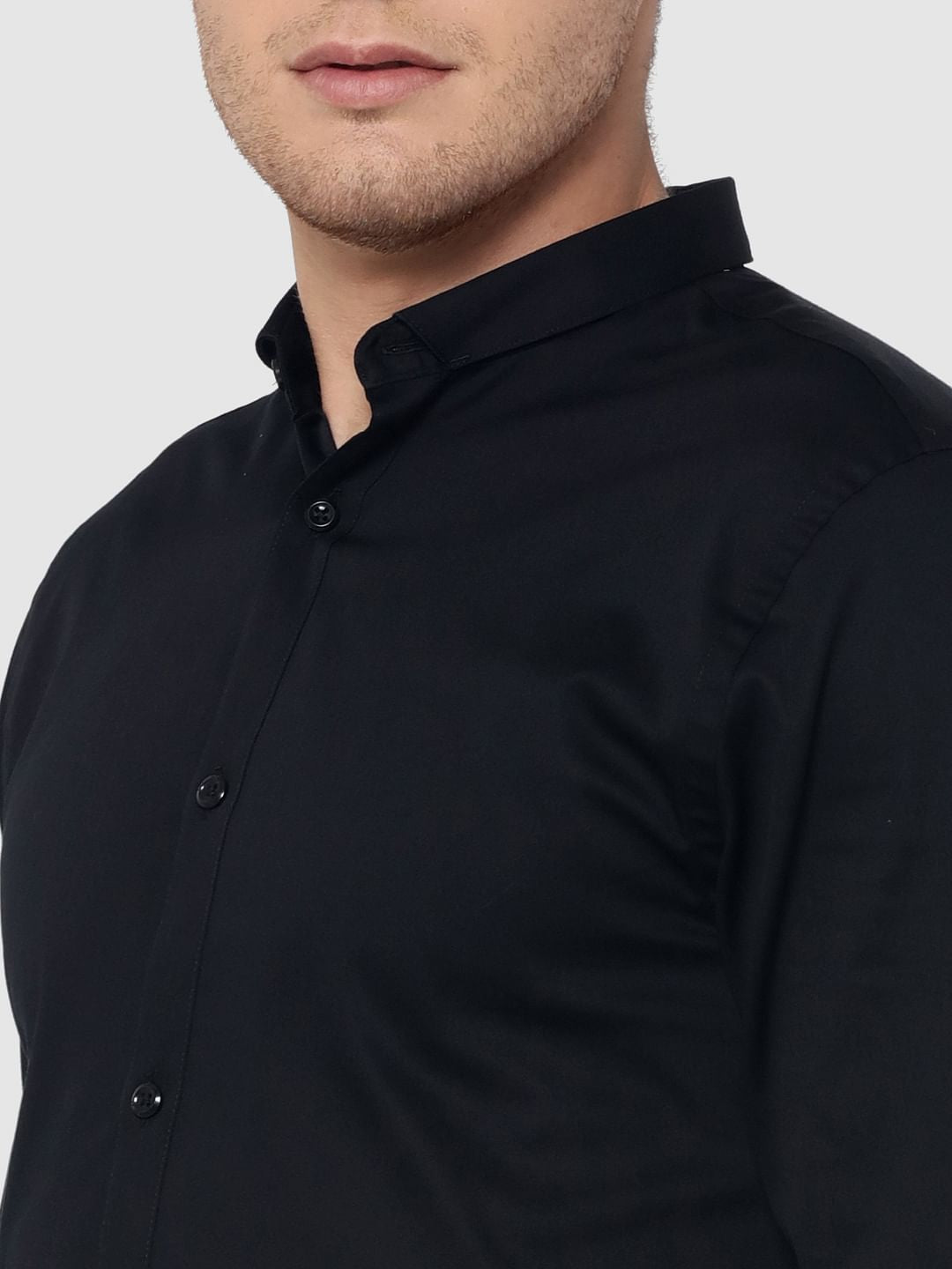 Black Full Sleeves Shirt