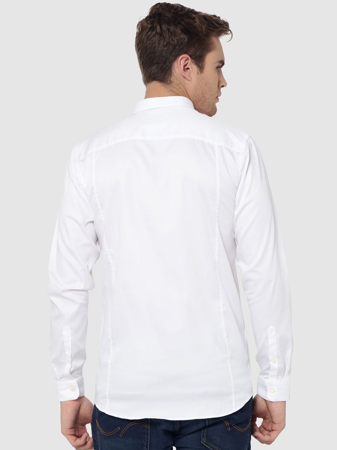 White Full Sleeves Shirt