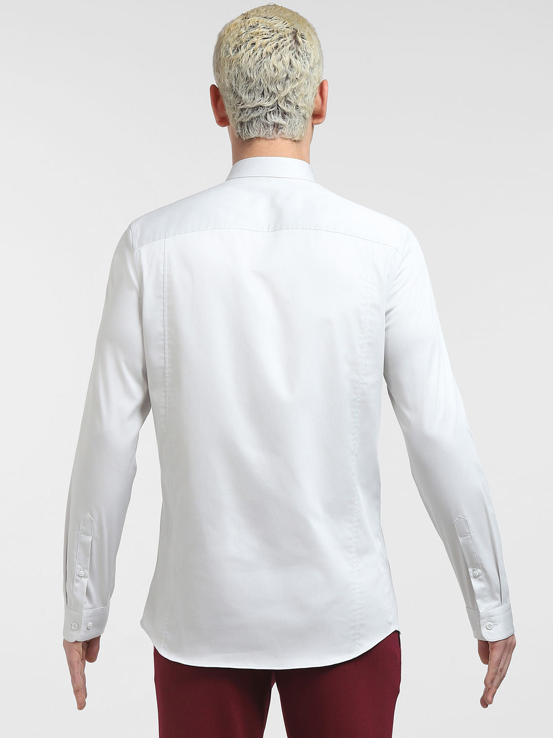 Light Grey Full Sleeves Shirt