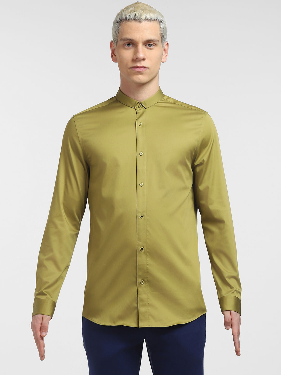 Green Full Sleeves Shirt