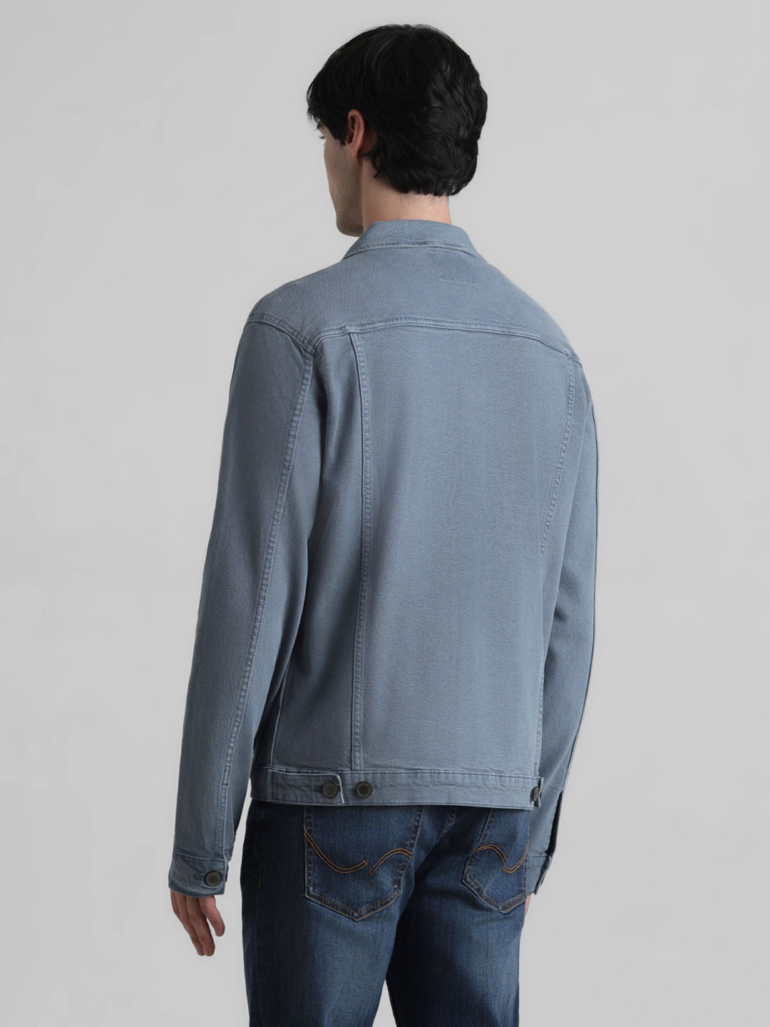 URBAN RACERS by JACK&JONES Grey Over-Dyed Casual Jacket