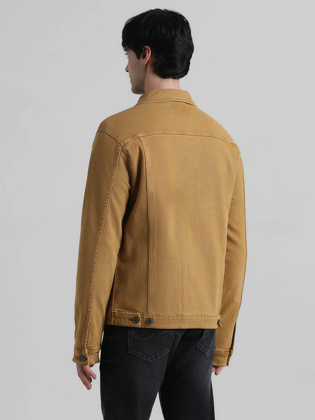 URBAN RACERS by JACK&JONES Light Brown Over-Dyed Casual Jacket