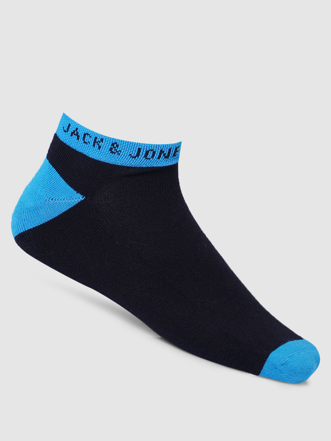 Pack Of 3 Black Terry Ankle Length Socks