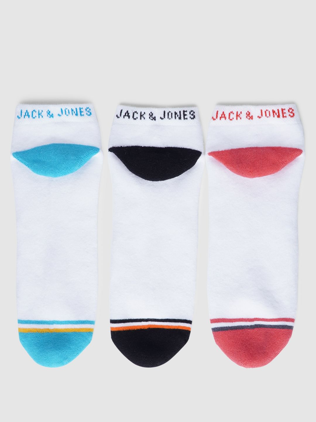 Pack of 3 White Terry Ankle Length Socks