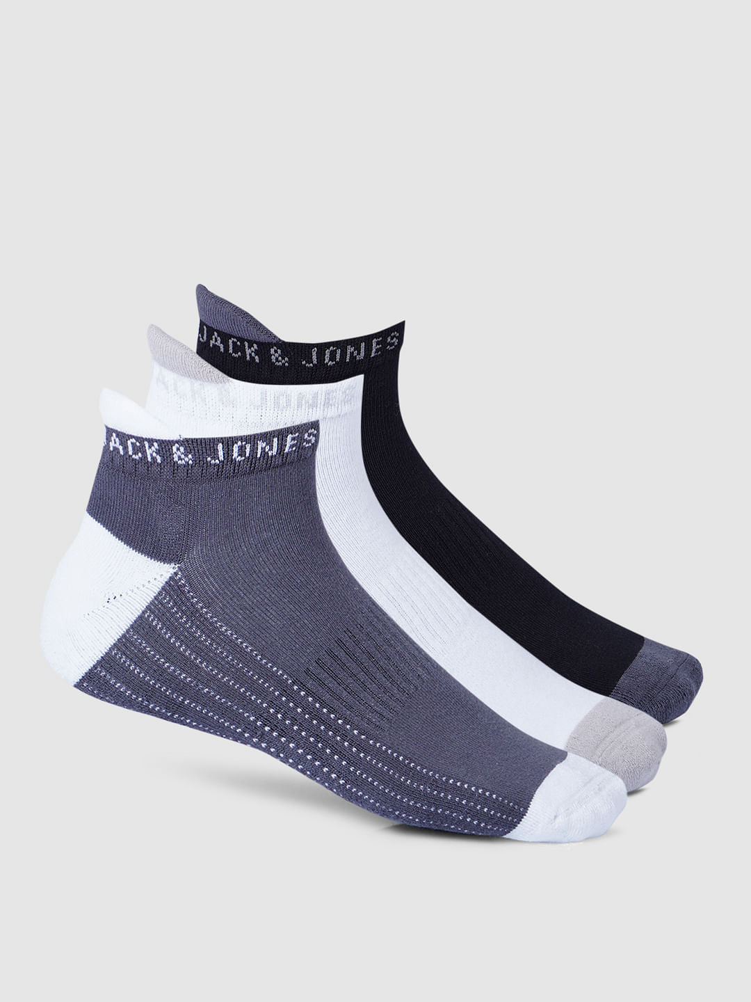 Pack Of 3 Terry Ankle Length Socks