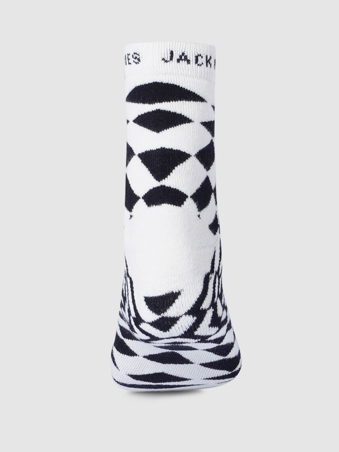 Pack Of 3 Printed Terry Mid Length Socks