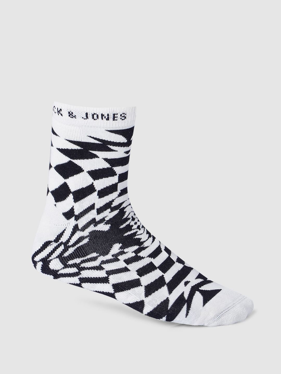 Pack Of 3 Printed Terry Mid Length Socks