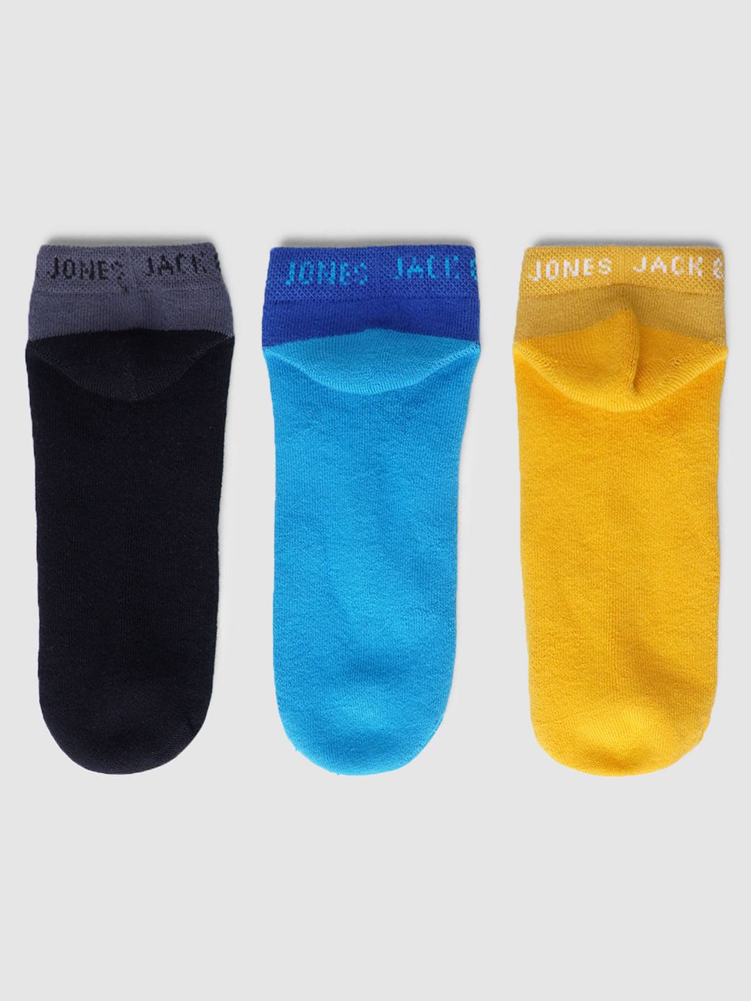 Pack Of 3 Terry Ankle Length Socks