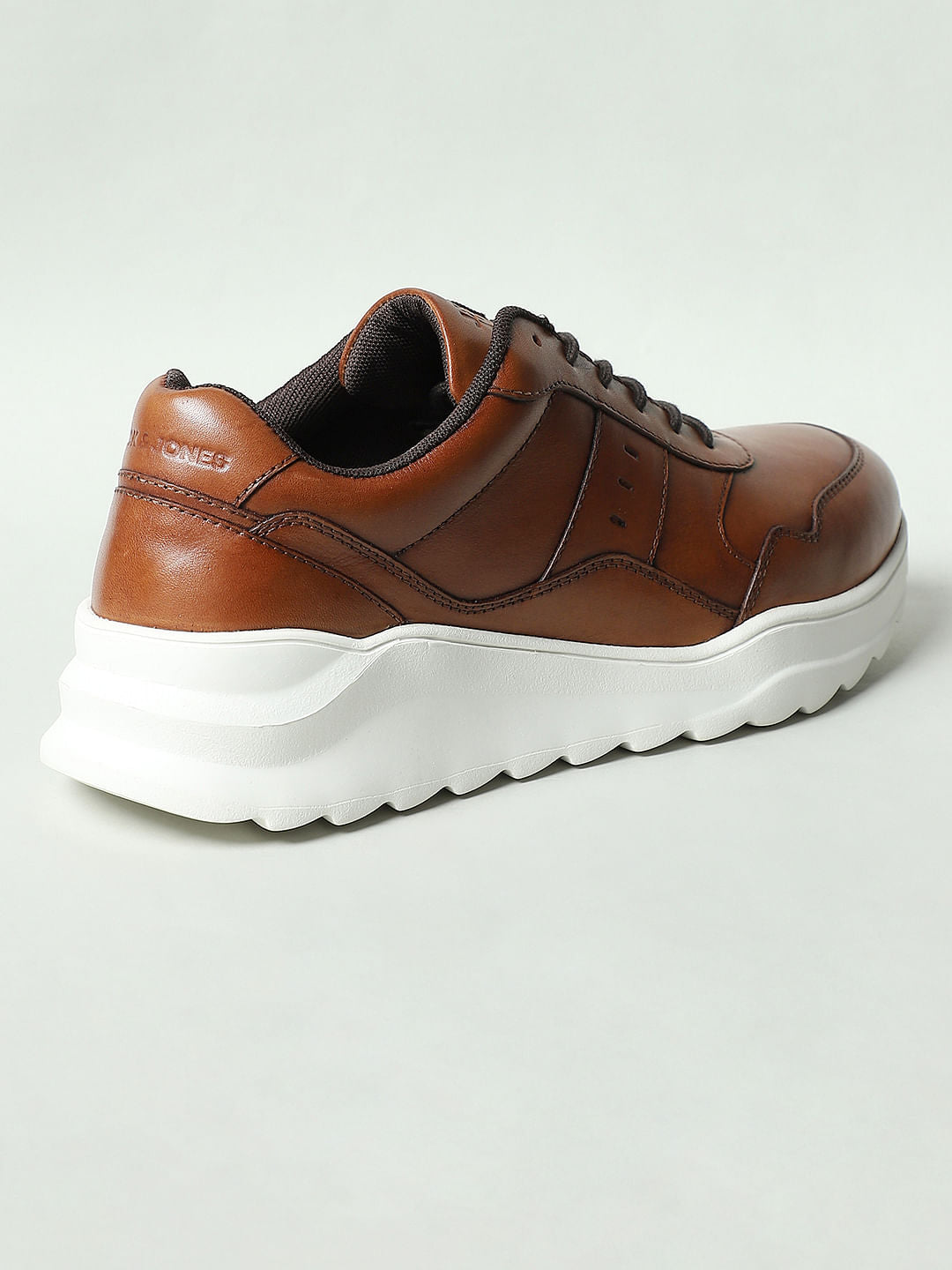 Brown Premium Leather Sneakers